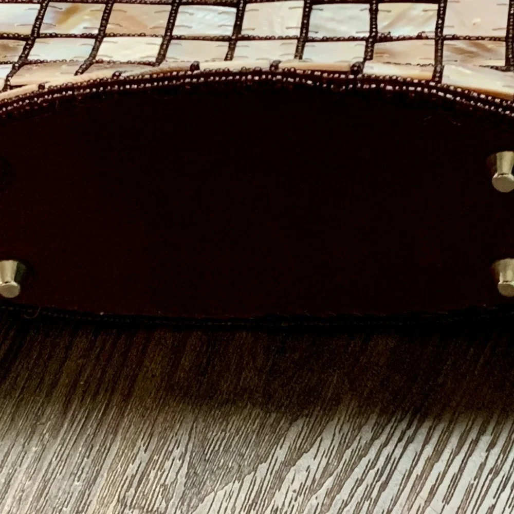 Mother of pearl sea shell handbag